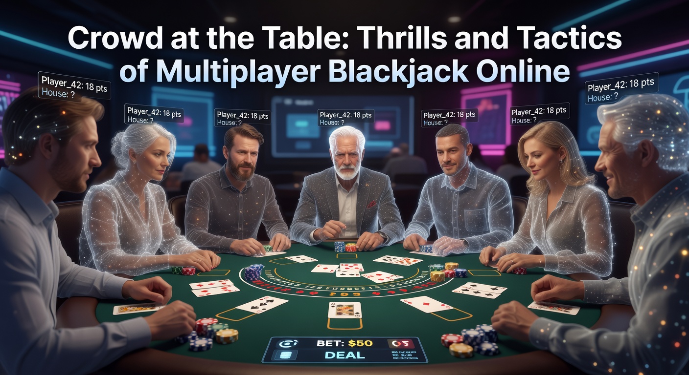 Close-up of a live dealer dealing cards at a multiplayer online blackjack table, with player screens showing bets and chat bubbles active