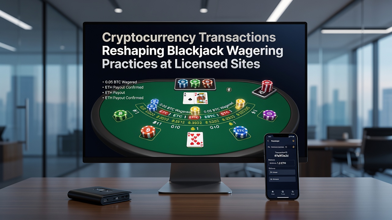 Blockchain verification and security in licensed blackjack wagering environments