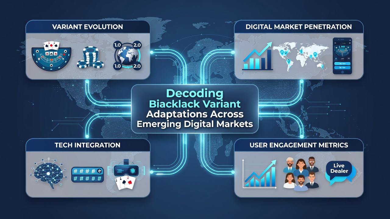 Digital blackjack interface showing adapted variants for mobile users