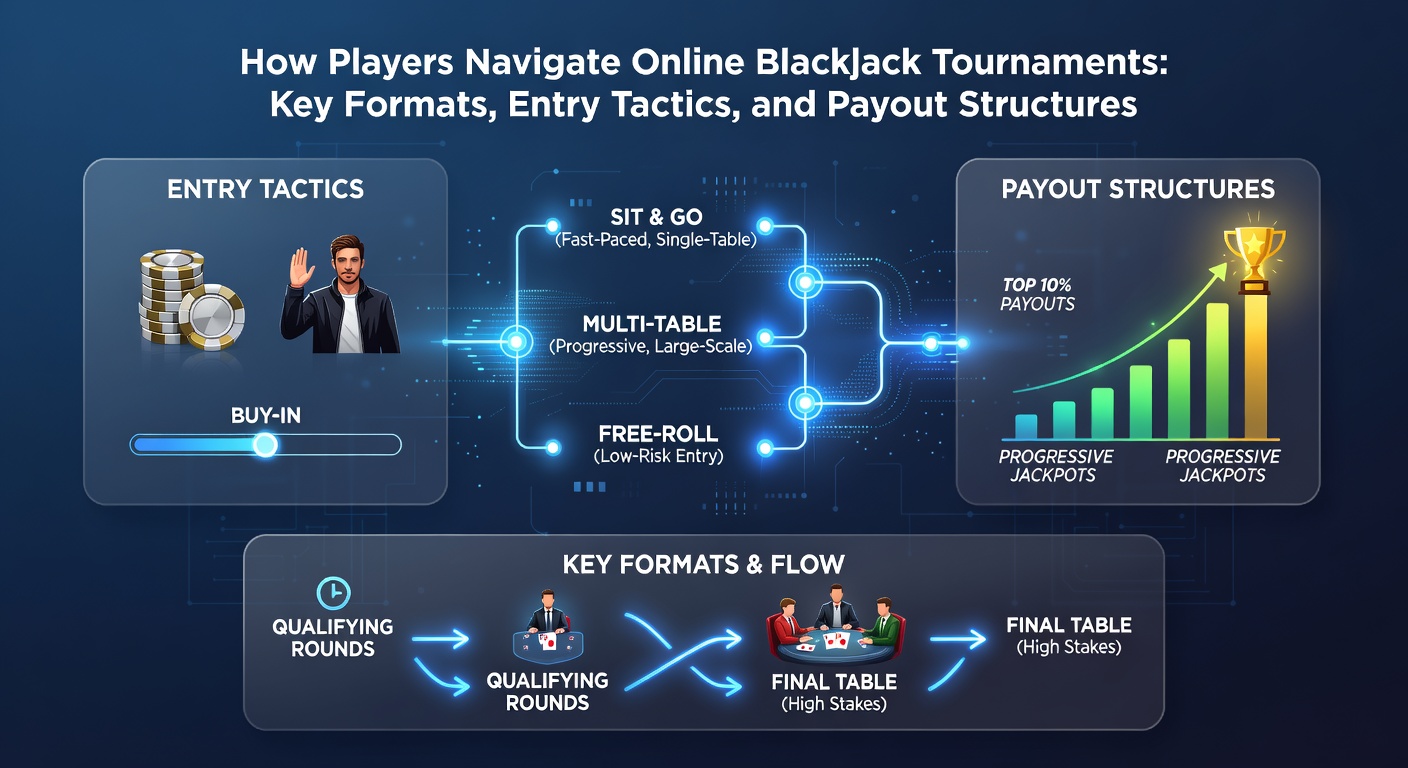 Player analyzing tournament lobby on laptop screen, highlighting entry options and upcoming schedules