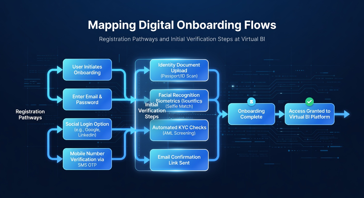 Verification dashboard interface displaying ID upload and facial scan confirmation steps