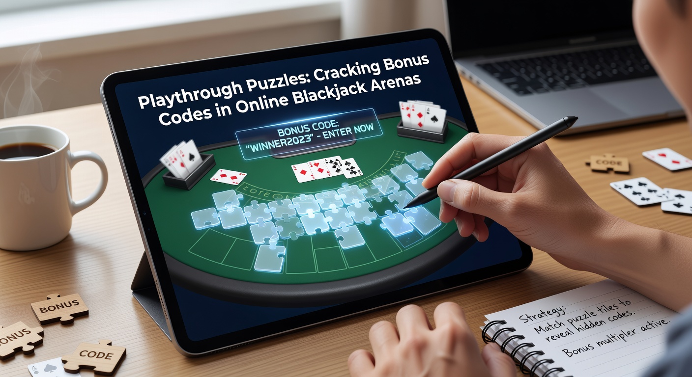 Close-up of a progress tracker on an online blackjack bonus, showing 65% wagering completion with chips stacked on the table