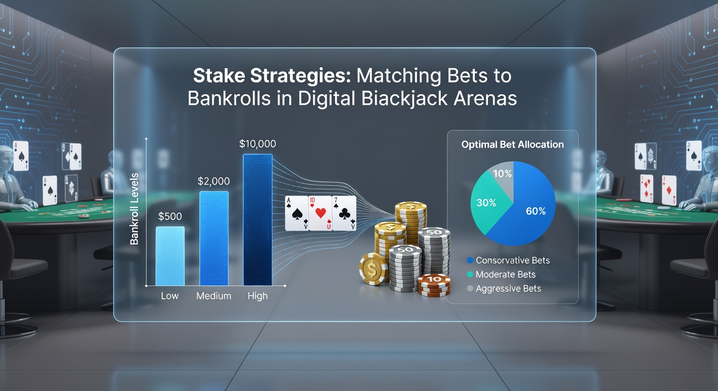 Close-up chart of progressive betting progressions versus flat betting curves, showing bankroll trajectories over 200 hands in a simulated online blackjack environment