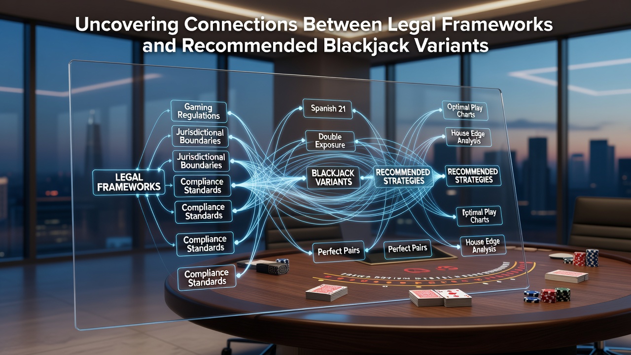 Blackjack table setup illustrating variant rule differences across regulated markets